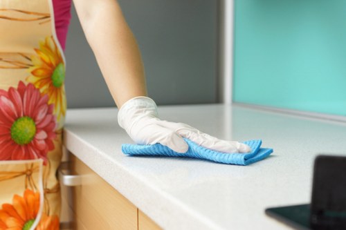 Clean and refreshed carpet after professional treatment