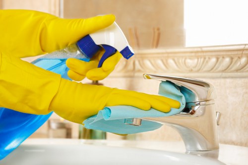 Deep cleaning kitchen surfaces during a Balham one off clean