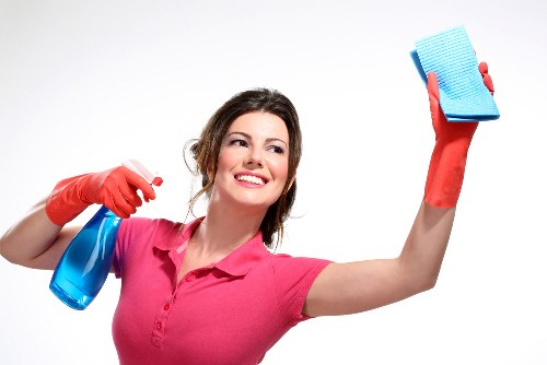 Local Balham office cleaning team sanitizing shared office surfaces