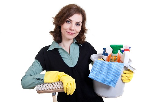 Professional cleaning tools ready for house cleaning in Balham