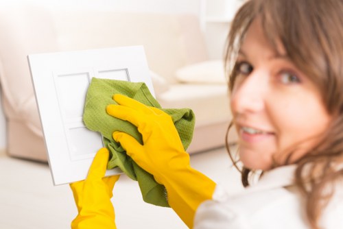 Professional post-construction cleaning in Balham removing dust and debris